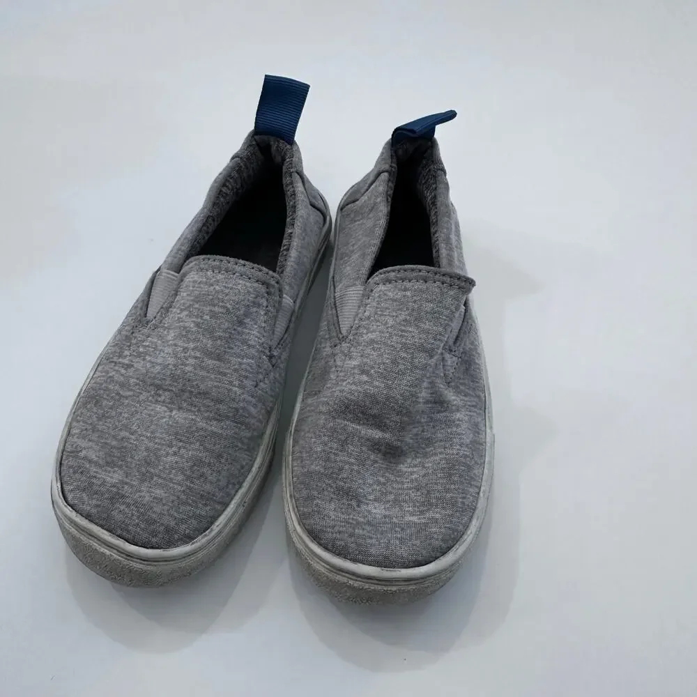 Tom’s grey slip ons size 13